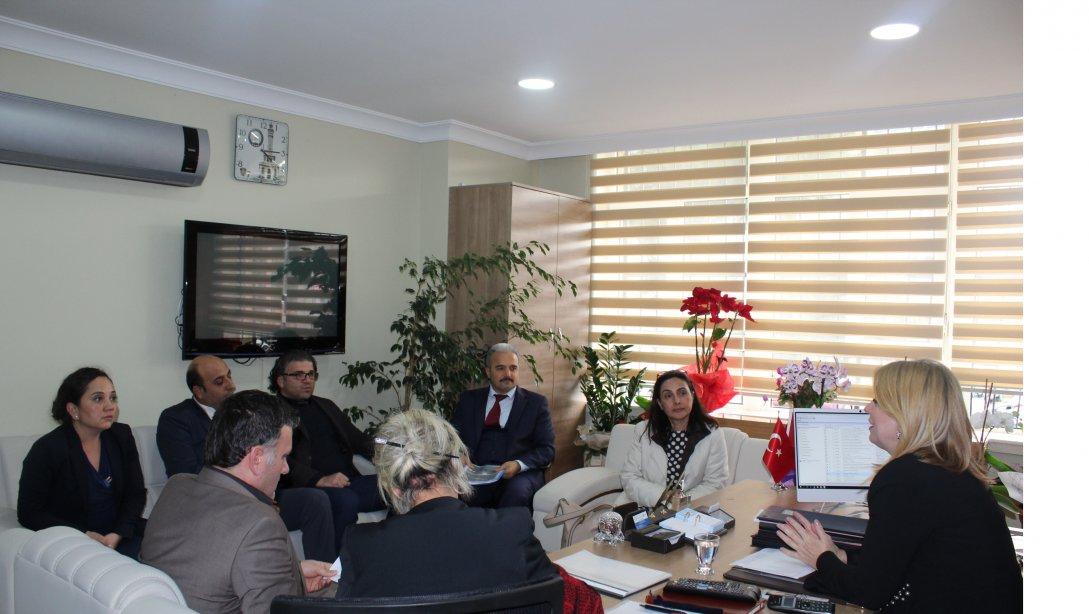 İlçemiz proje ekibi İlçe Milli Eğitim Müdürümüz Arzu GÜNAYDIN başkanlığında toplandı. 