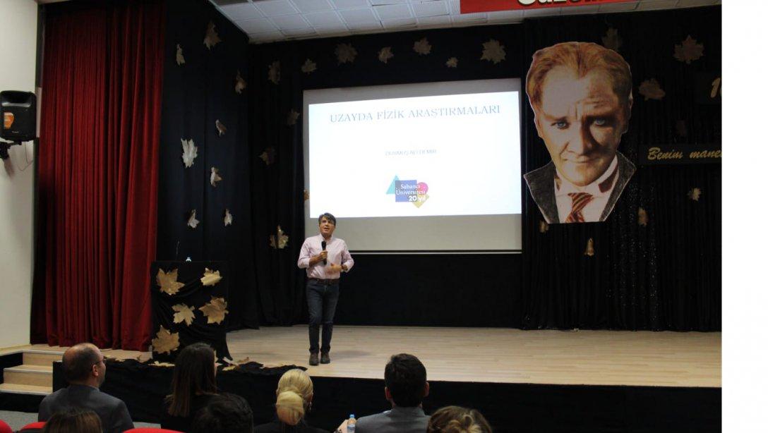 İlham Veren Buluşmalar Projesi Kapsamında Prof. Dr. Durmuş Ali Demir, Özel Güzelbahçe Bahçeşehir Koleji'nde konferans verdi.