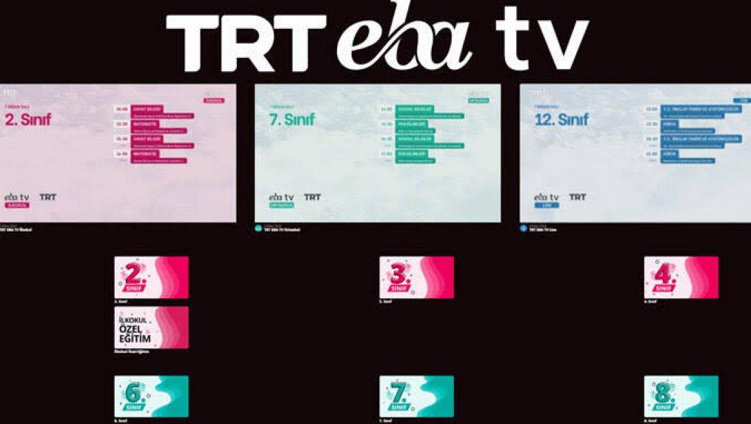 TRT-EBA TV 18-22 Mayıs Haftası Uzaktan Eğitim Yayın Akışı