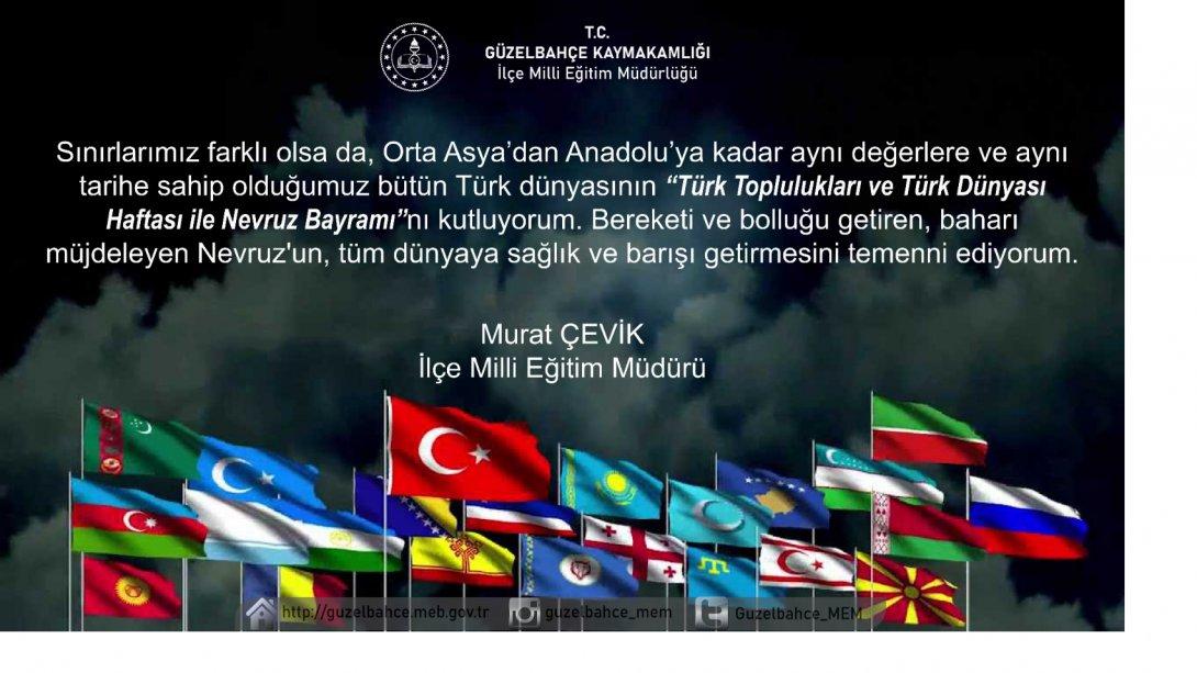 Türk Toplulukları ve Türk Dünyası Haftası ve Nevruz Bayramı