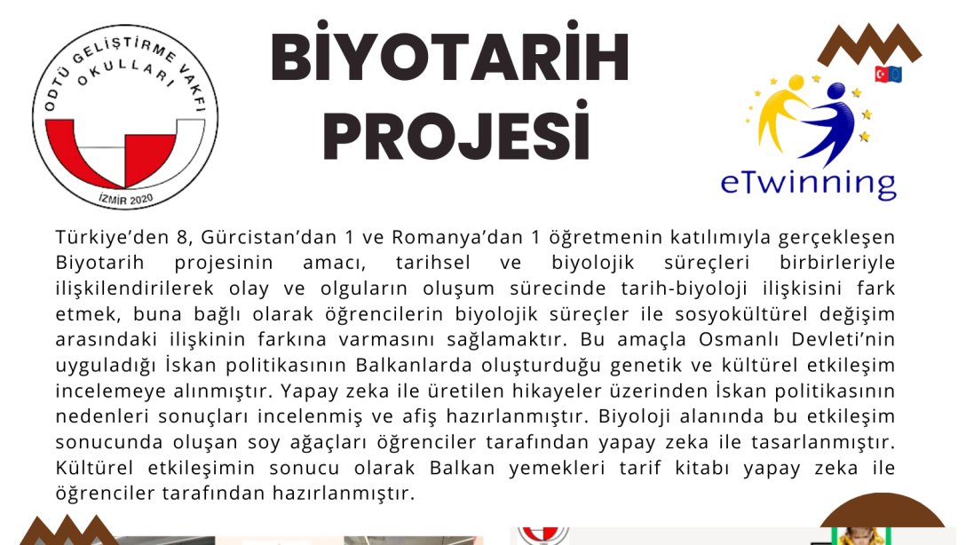 Biyotarih eTwinning Projesi Gerçekleştirildi